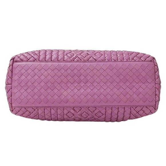 BOTTEGA VENETA Pink Leather Intrecciato Tote Bag - Picture 4 of 15